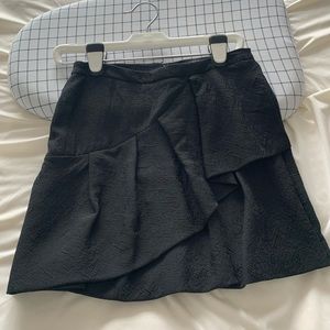 Zara mini pleaded skirt black, size XS